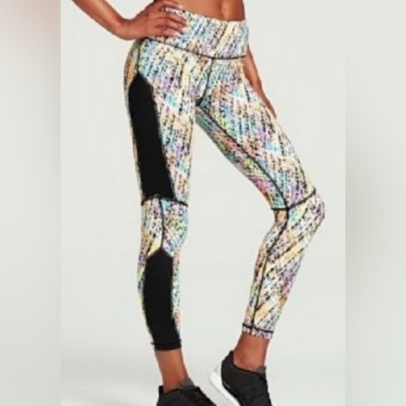 VSX Victoria Secret Sport knockout leggings tight Size XS full length colorful - Picture 1 of 8